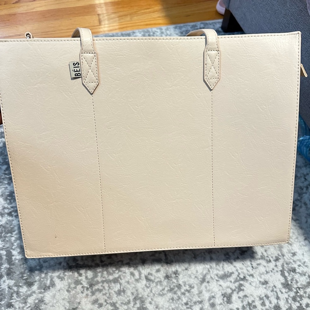 BEIS Work Tote in Beige
